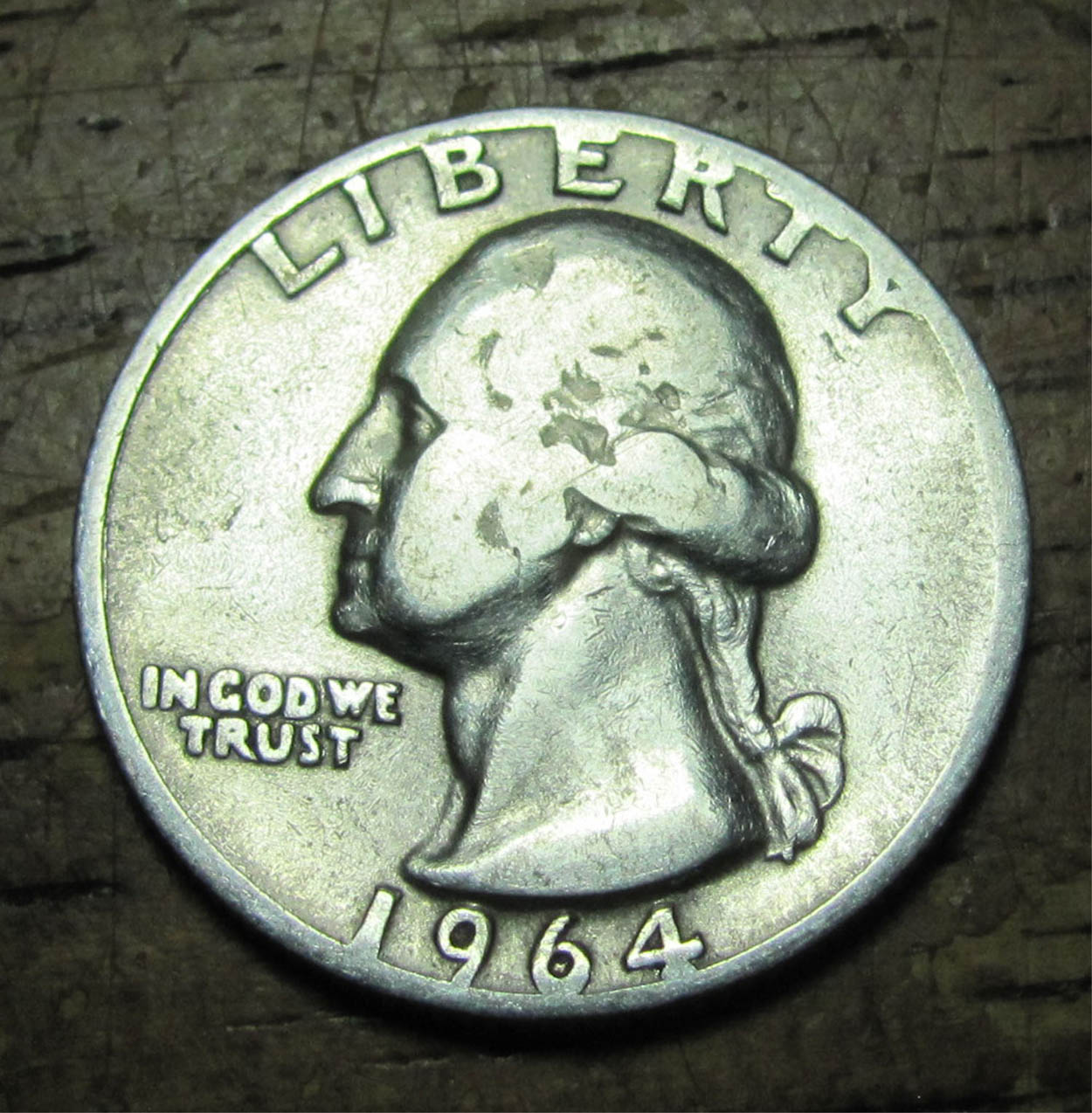 1964-Washington-Quarter-Pocket-Piece-Grade